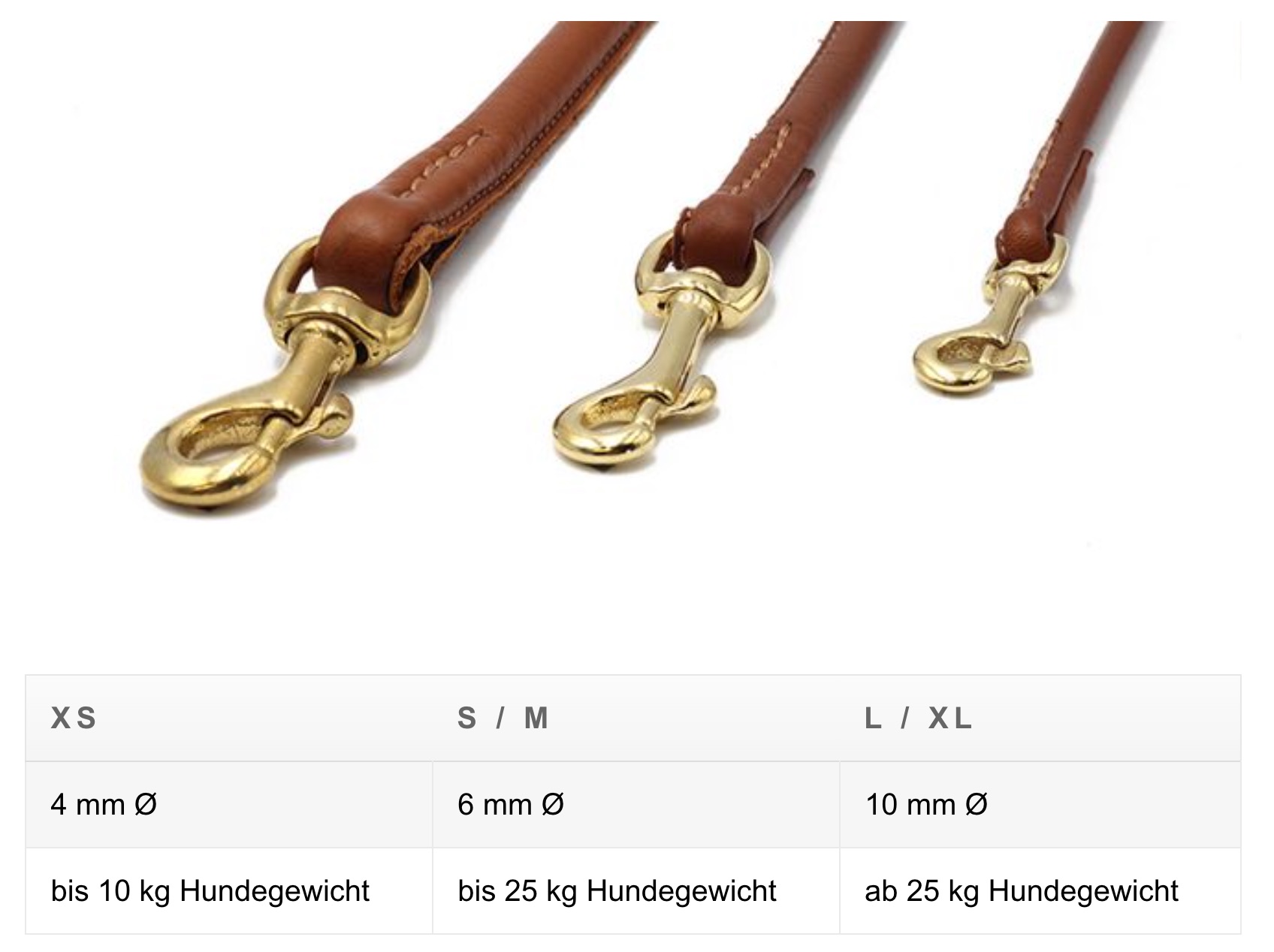 Maul Lederwaren_Cityleine 1,20m Gold